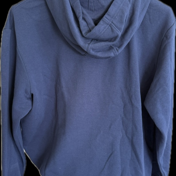 New England Patriots Victory Arch Team Fitted Pullover Hoodie 2XL - Navy - Picture 4 of 7